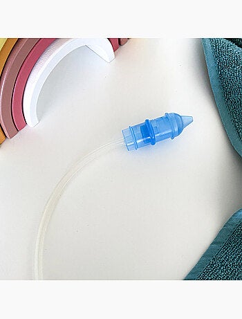 Aspirador nasal manual reutilizable con filtro