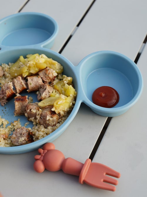Assiette compartimentada Mickey Disney Baby de PP sin BPA Thermobaby 23,5 cm - Kiabi Assiette compartimentada Mickey Disney Baby de PP sin BPA Thermobaby 23,5 cm - Kiabi