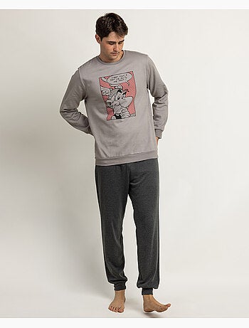 ASTERIX Pijama Manga Larga Asterix Dots para Hombre
