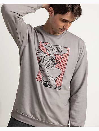 ASTERIX Pijama Manga Larga Asterix Dots para Hombre