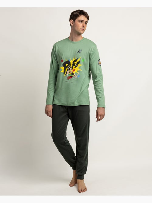 ASTERIX Pijama Manga Larga Asterix Paff para Hombre - Kiabi
