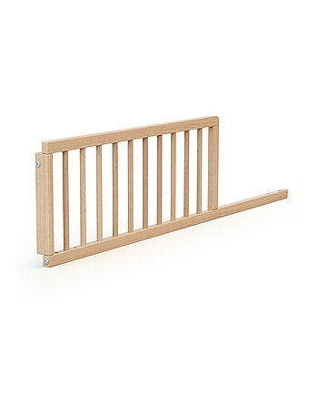 AT4 - Barandilla cuna bebé SEREN madera - Blanco - 119,6 x 4 x 32 cm