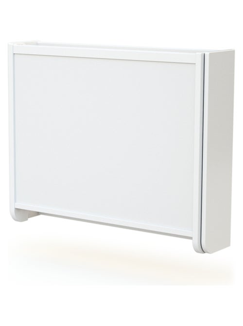 AT4 - Cambiador bebé pared plegable SORA madera - Blanco - 83 x 66 x 66 cm - Kiabi