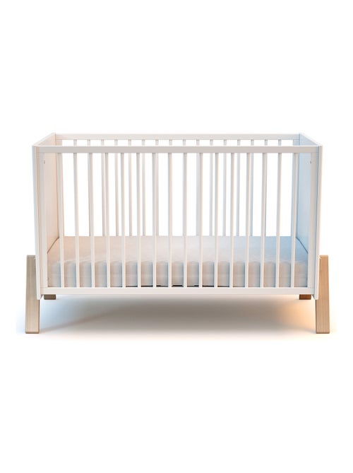 At4 - cuna bebe canaille madera - blanco/haya - 60 x 120 - 135 x 64 x 84 cm - Kiabi At4 - cuna bebe canaille madera - blanco/haya - 60 x 120 - 135 x 64 x 84 cm - Kiabi