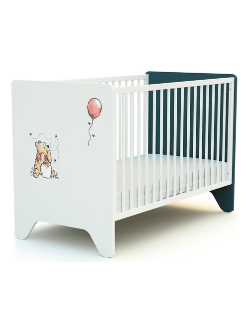 At4 - cuna bebé disney exploring winnie madera - azul pato - 60 x 120 - 123 x 65,5 x 85 cm - Kiabi At4 - cuna bebé disney exploring winnie madera - azul pato - 60 x 120 - 123 x 65,5 x 85 cm - Kiabi