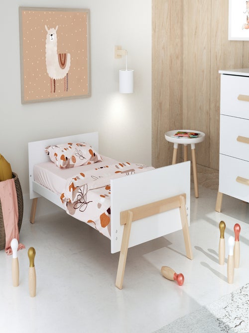 At4 - cuna bebé evolutiva canaille madera - blanco/haya barnizada - 70 x 140 - 155 x 79 x 87,50 cm - Kiabi At4 - cuna bebé evolutiva canaille madera - blanco/haya barnizada - 70 x 140 - 155 x 79 x 87,50 cm - Kiabi