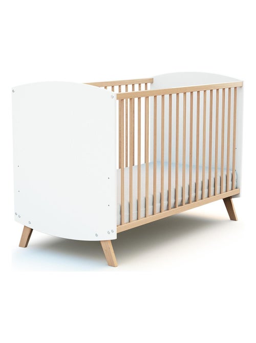 At4 - cuna bebé madera - blanco - 60 x 120 - 123 x 64 x 85 cm - Kiabi At4 - cuna bebé madera - blanco - 60 x 120 - 123 x 64 x 85 cm - Kiabi