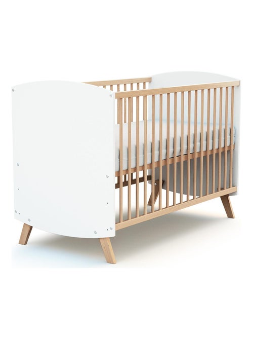 At4 - cuna bebé madera - blanco - 60 x 120 - 123 x 64 x 85 cm - Kiabi At4 - cuna bebé madera - blanco - 60 x 120 - 123 x 64 x 85 cm - Kiabi