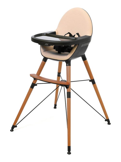 AT4 - Elevador para trona bebé evolutiva CONFORT - Negro/Camel - 67 x 3 x 3 cm - Kiabi