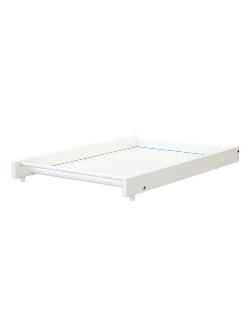 At4 - gran cambiador con colchón para cuna bebé mona madera - blanco - 82,50 x 54 x 12 cm - Kiabi At4 - gran cambiador con colchón para cuna bebé mona madera - blanco - 82,50 x 54 x 12 cm - Kiabi