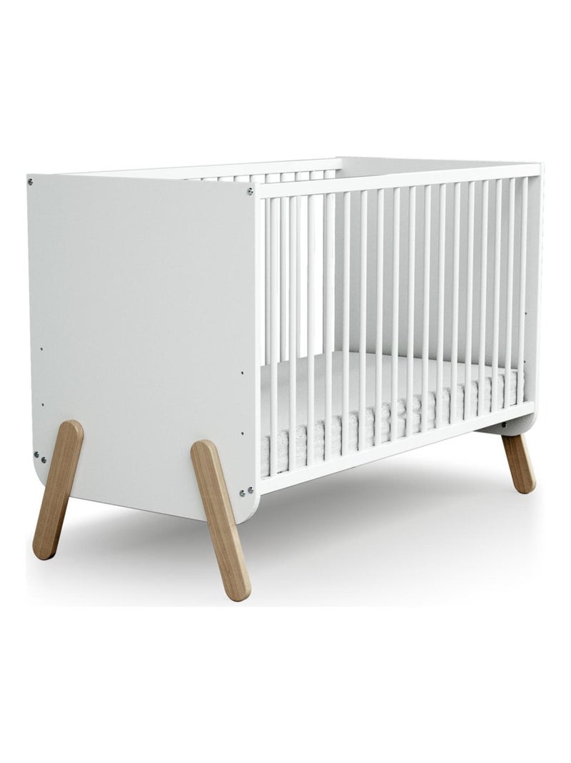 AT4 - Habitación bebe completa PIRATE madera - Blanco - 127 x 64 x 88 cm Blanco - Kiabi