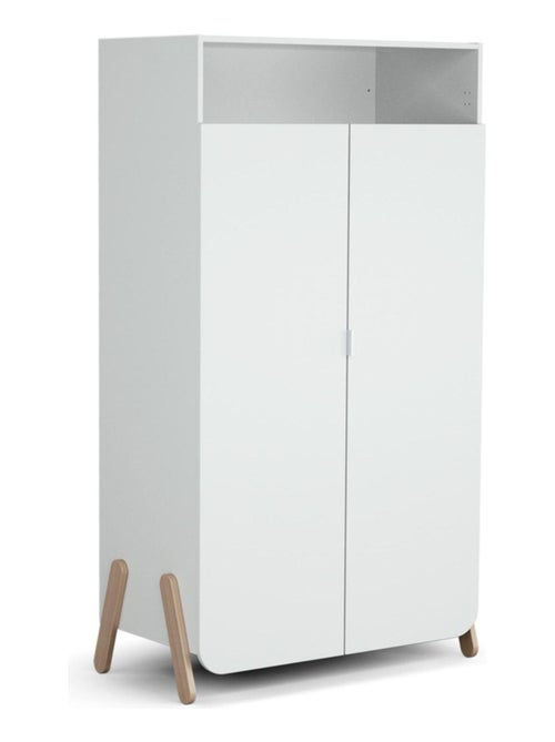 AT4 - Habitación bebe completa PIRATE madera - Blanco - 127 x 64 x 88 cm - Kiabi