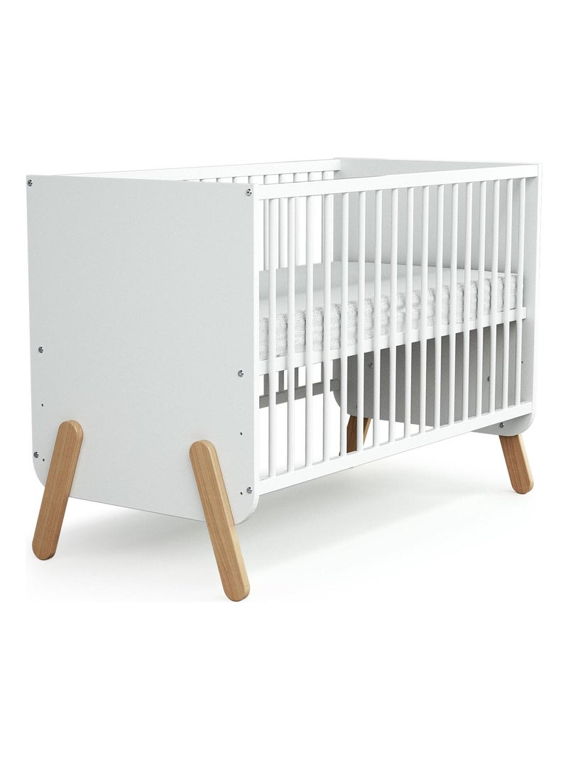 AT4 - Habitación bebe completa PIRATE madera - Blanco - 127 x 64 x 88 cm Blanco - Kiabi