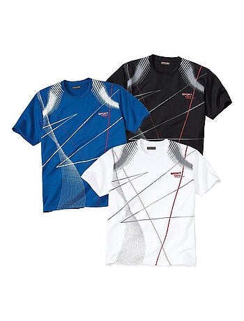 Atlas for men pack de 3 camisetas running