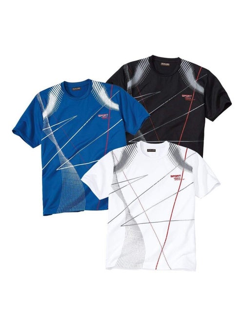 Atlas for men pack de 3 camisetas running - Kiabi