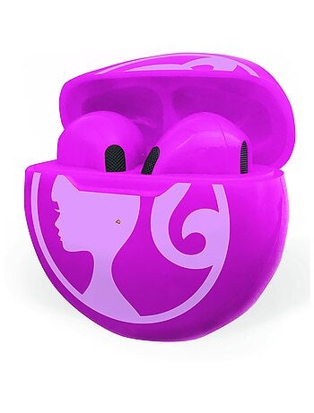 Auriculares Bluetooth Barbie con estuche de carga