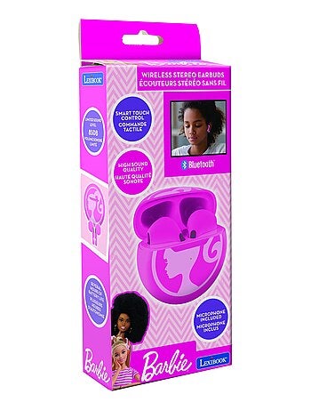 Auriculares Bluetooth Barbie con estuche de carga