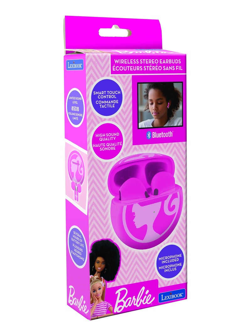 Auriculares Bluetooth Barbie con estuche de carga Rosa - Kiabi