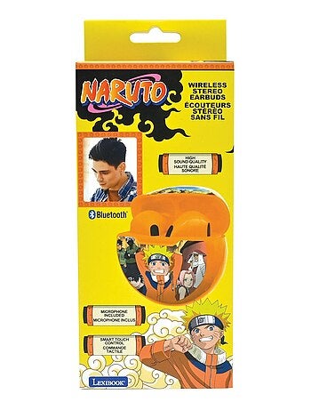 Auriculares Bluetooth Naruto con estuche de carga
