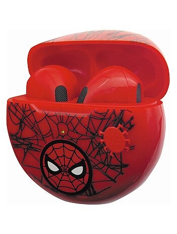 Auriculares Bluetooth SpiderMan con estuche de carga