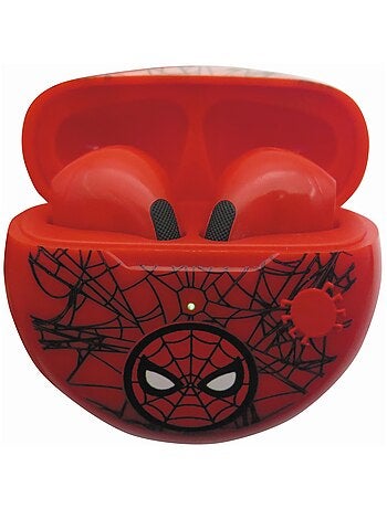 Auriculares Bluetooth SpiderMan con estuche de carga