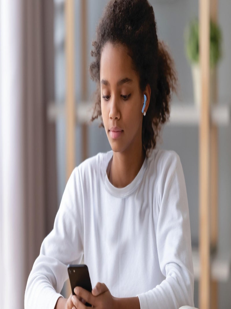 Auriculares Bluetooth Stitch con estuche de carga Violeta - Kiabi