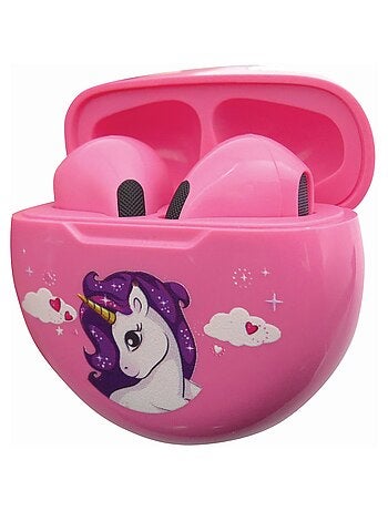 Auriculares Bluetooth Unicornio con estuche de carga