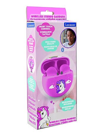 Auriculares Bluetooth Unicornio con estuche de carga