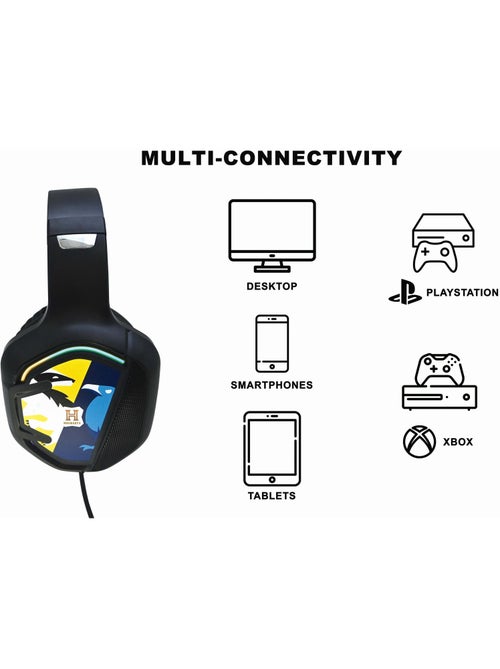 Auriculares con cable para juegos Harry Potter con luces y micr?fono - Kiabi