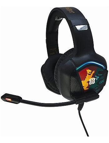 Auriculares con cable para juegos Harry Potter con luces y micrófono