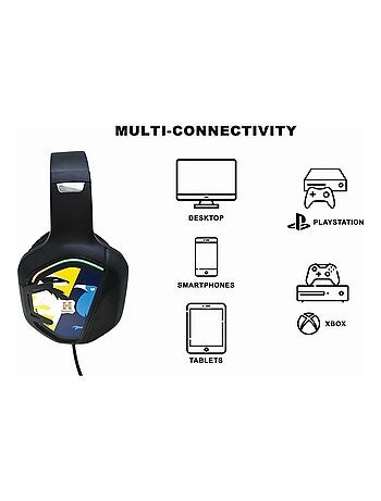 Auriculares con cable para juegos Harry Potter con luces y micrófono