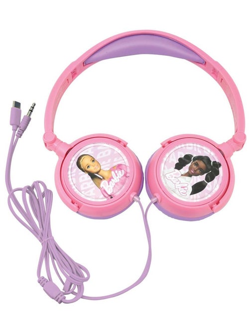 Auriculares estéreo plegables con cable Barbie con limitación segura del volumen - Kiabi