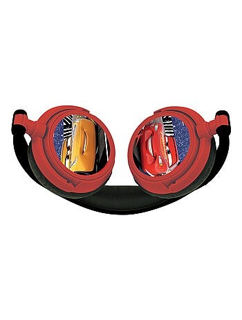Auriculares estéreo plegables con cable Disney Cars con limitación segura del volumen