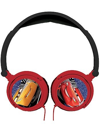 Auriculares estéreo plegables con cable Disney Cars con limitación segura del volumen