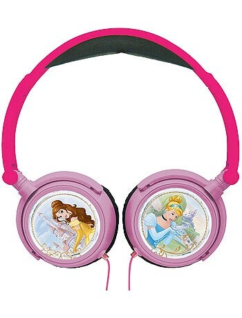 Auriculares estéreo plegables con cable disney princesse con limitación segura del volumen