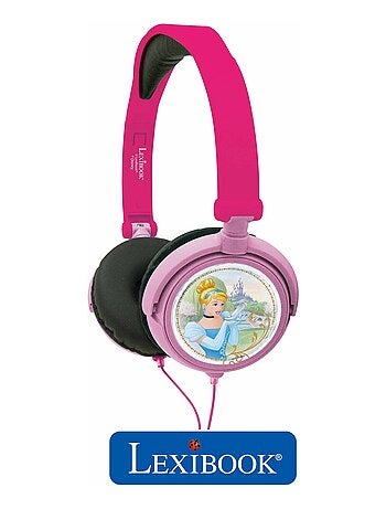 Auriculares estéreo plegables con cable disney princesse con limitación segura del volumen