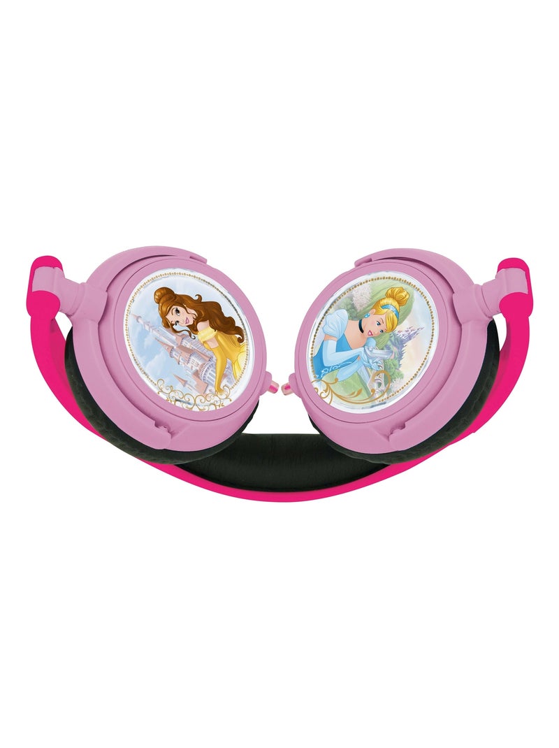 Auriculares estéreo plegables con cable Disney Princesse con limitación segura del volumen Rosa - Kiabi