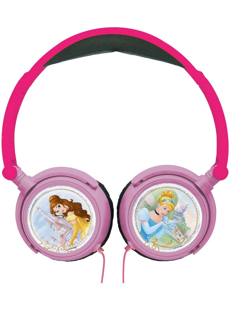 Auriculares estéreo plegables con cable Disney Princesse con limitación segura del volumen Rosa - Kiabi