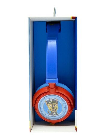 Auriculares estéreo plegables con cable paw patrol con limitación segura del volumen