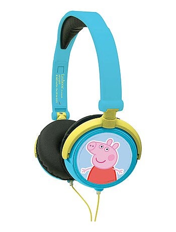 Auriculares estéreo plegables con cable Peppa Pig con limitación segura del volumen