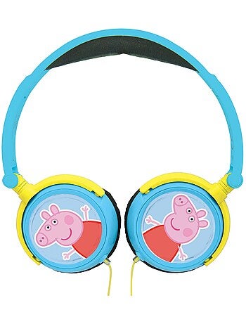 Auriculares estéreo plegables con cable Peppa Pig con limitación segura del volumen