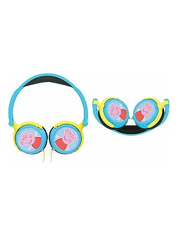 Auriculares estéreo plegables con cable Peppa Pig con limitación segura del volumen