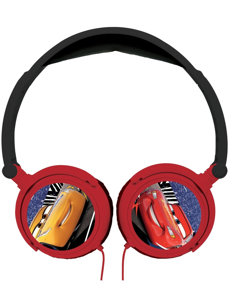 Auriculares est?reo plegables con cable Disney Cars con limitaci?n segura del volumen Rojo - Kiabi