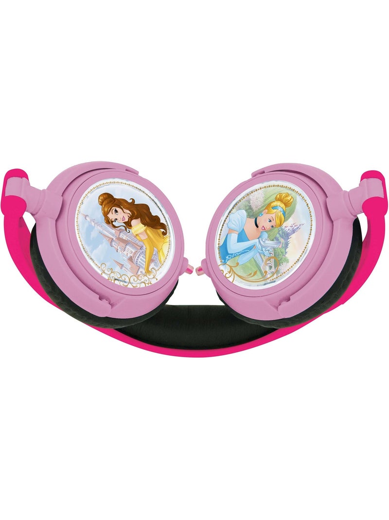 Auriculares est?reo plegables con cable Disney Princesse con limitaci?n segura del volumen Rosa - Kiabi