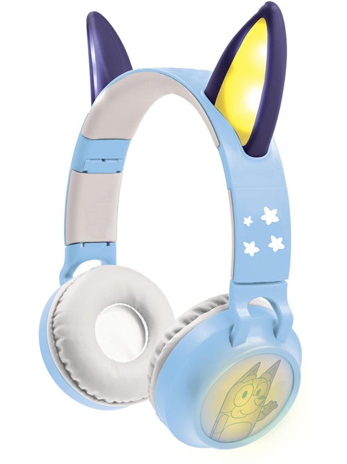 Auriculares plegables Bluetooth® y con cable de diseño 3D Bluey con limitación segura del volumen - Kiabi Auriculares plegables Bluetooth® y con cable de diseño 3D Bluey con limitación segura del volumen - Kiabi