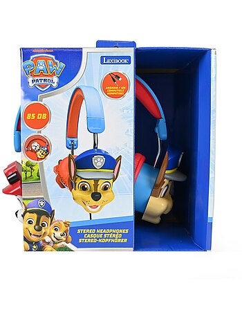 Auriculares plegables con cable 3d paw patrol con limitación segura del volumen