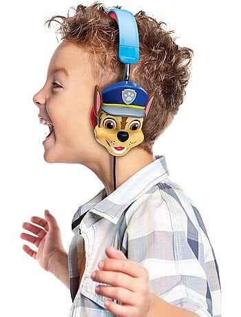 Auriculares plegables con cable 3d paw patrol con limitación segura del volumen