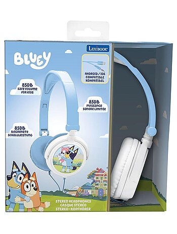 Auriculares plegables con cable Bluey con limitación segura del volumen