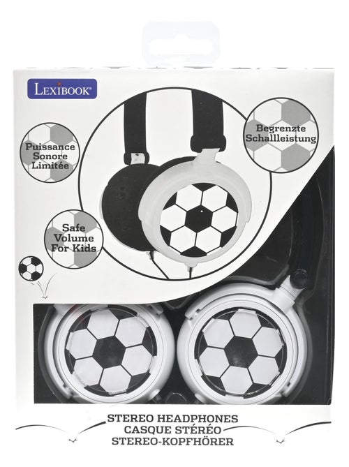 Auriculares plegables con cable est?reo para f?tbol con limitaci?n segura del volumen - Kiabi