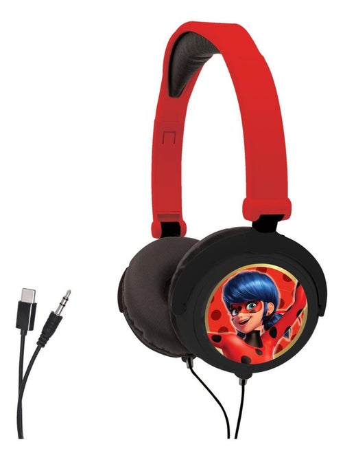 Auriculares plegables estéreo con cable Miraculous con limitación segura del volumen - Kiabi